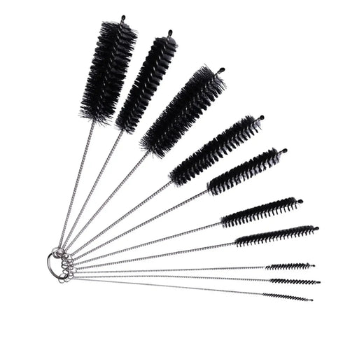 10pcs Pipe Tube Brush – Easy Cleaning Stainless Steel & Nylon