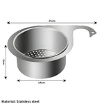 Load image into Gallery viewer, Stainless Sink Strainer Basket – Drain, Store &amp; Filter
