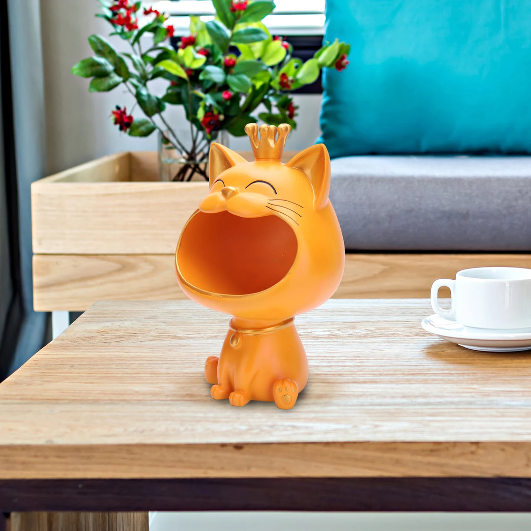 Cat Statue Sundries Storage Box