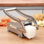 Load image into Gallery viewer, Manual Vegetable Cutter: Steel Potato, Cucumber, Fruit Slicer
