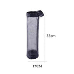 Load image into Gallery viewer, Wall-Mount Mesh Bag Dispenser for Reusable Trash &amp; Kitchen Storage
