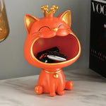 Load image into Gallery viewer, Cat Statue Sundries Storage Box
