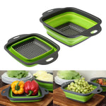 Load image into Gallery viewer, 2Pcs Silicone Folding Strainer Basket
