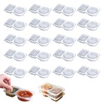 Load image into Gallery viewer, Dual-Compartment Reusable Snack &amp; Sauce Box – Portable &amp; Fresh
