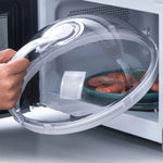 Load image into Gallery viewer, Microwave Anti-Splatter Lid – Clear, Heat-Resistant Handle

