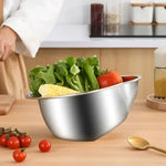 Load image into Gallery viewer, Stainless Steel 304 Rice Washer Strainer Bowl, Kitchen Colander
