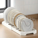 Load image into Gallery viewer, Expandable Pot &amp; Pan Organizer Rack for Kitchen &amp; Cabinet
