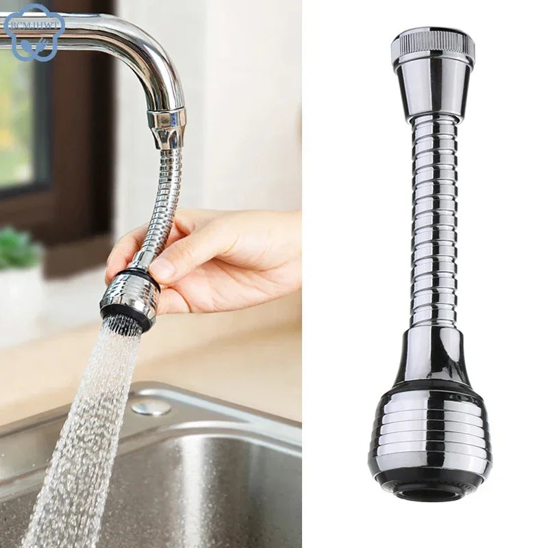 2-Mode 360° Faucet Extender – High Pressure, Water Saver