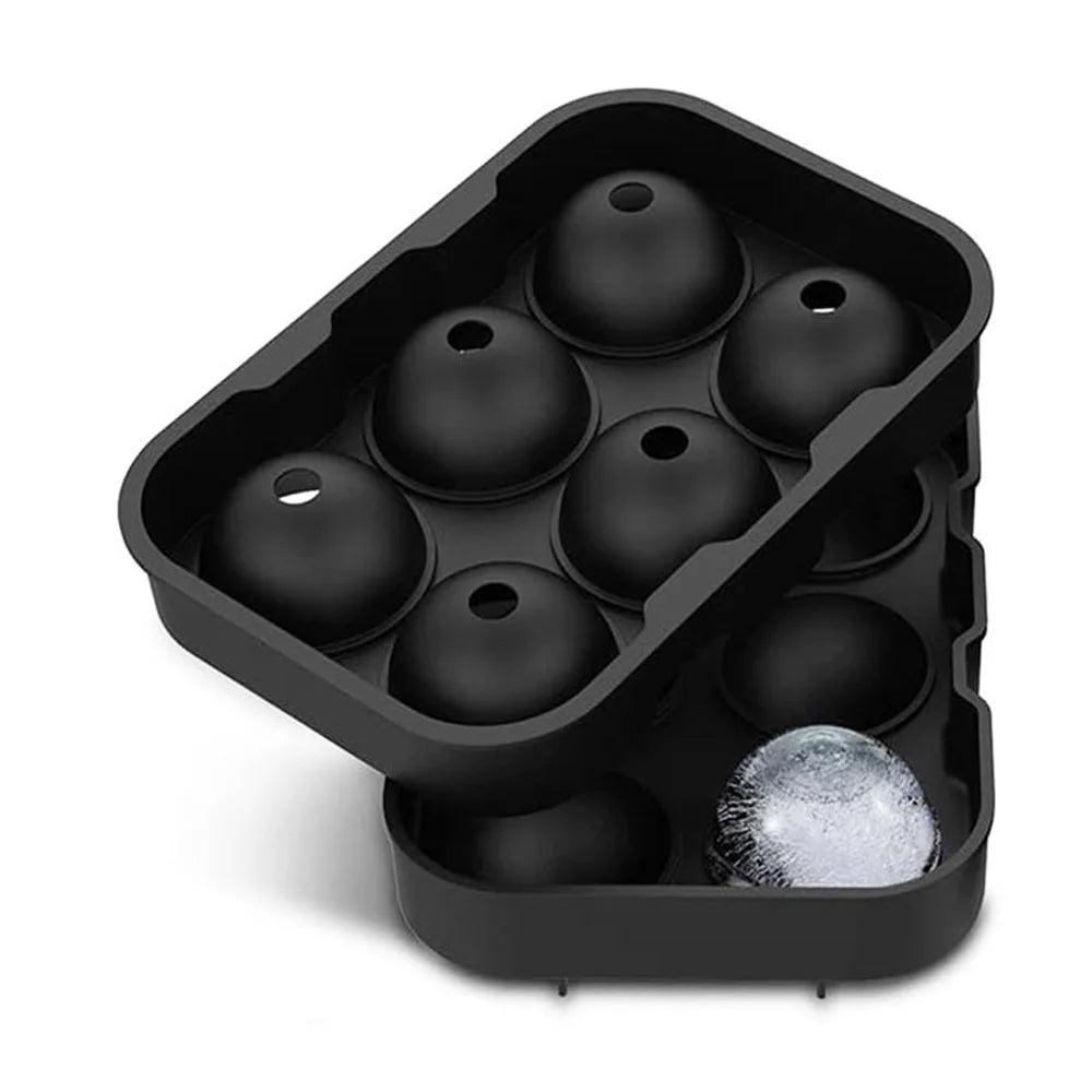 Silicone Ice Cube Trays with Lid – Large Whiskey & Diamond Molds