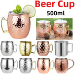 Load image into Gallery viewer, 550ml 18oz Copper Moscow Mule Mug – Stainless, Anti-Fall
