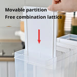 Load image into Gallery viewer, 6-Grid 26LB Rice &amp; Dry Food Dispenser Storage Box
