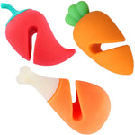 Load image into Gallery viewer, Silicone Anti-Overflow Lid Holder – Cartoon Pepper &amp; Carrot
