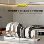 Load image into Gallery viewer, Expandable Pot &amp; Pan Organizer Rack for Kitchen &amp; Cabinet
