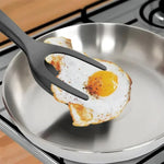 Load image into Gallery viewer, 2-in-1 Nylon Grip Flip Tongs Spatula for Eggs &amp; Steak
