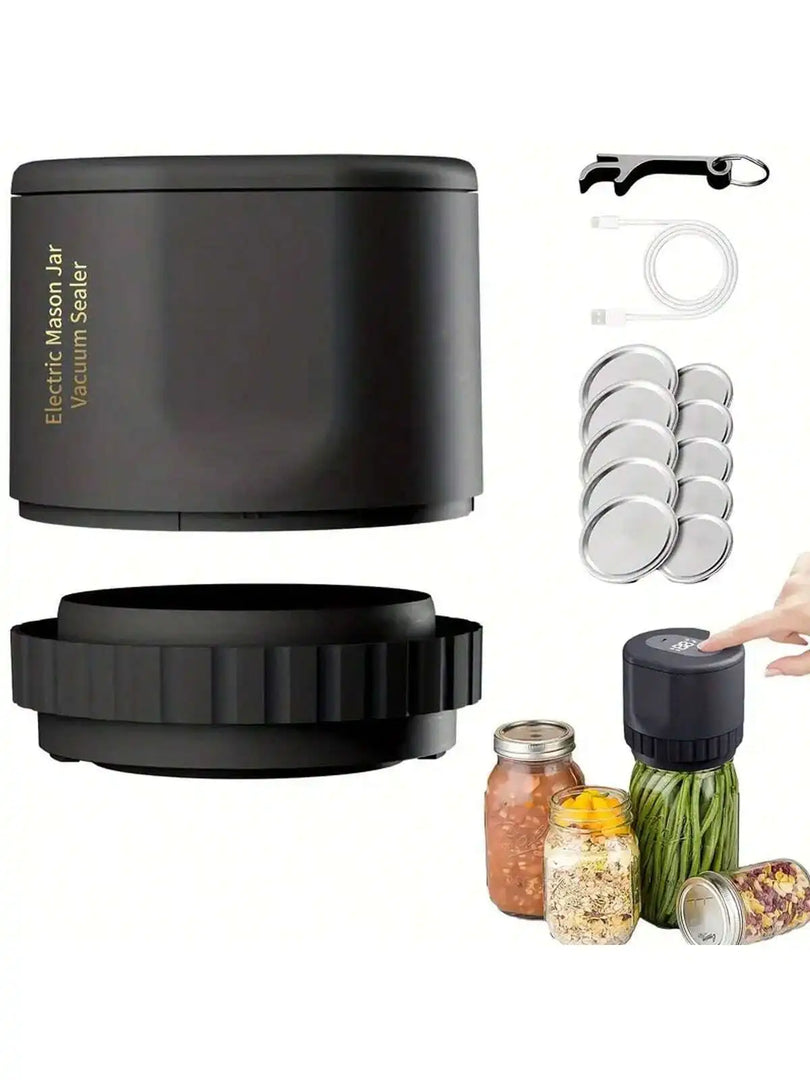 USB Rechargeable Mason Jar Vacuum Sealer