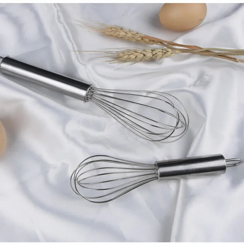 6–12" Stainless Steel Balloon Whisk Egg Beater for Baking
