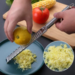 Load image into Gallery viewer, Stainless Handheld Grater – Cheese, Garlic, Lemon, More

