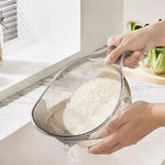 Load image into Gallery viewer, Rice Washer &amp; Colander Bowl – Kitchen Sieve &amp; Drainer
