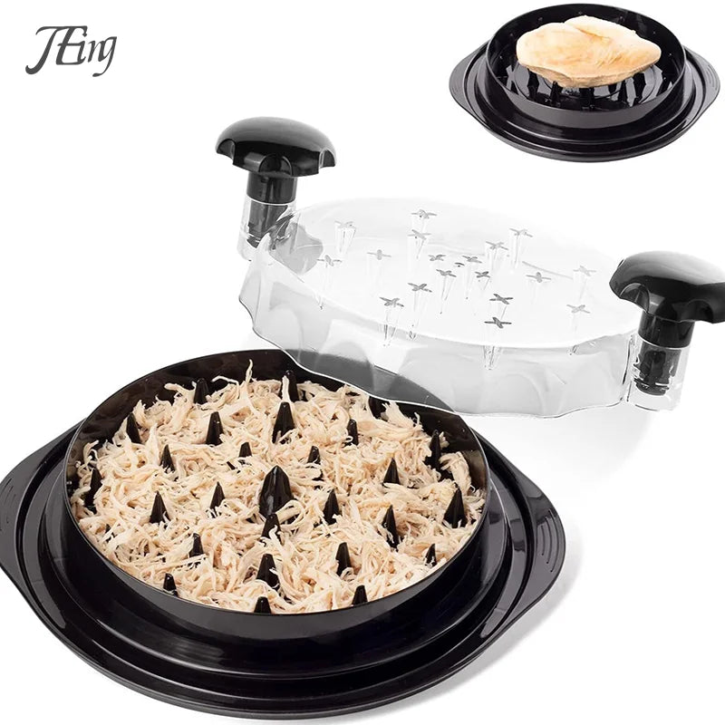 Meat Shredder Tool with Lid – Shreds Chicken, Pork, Beef