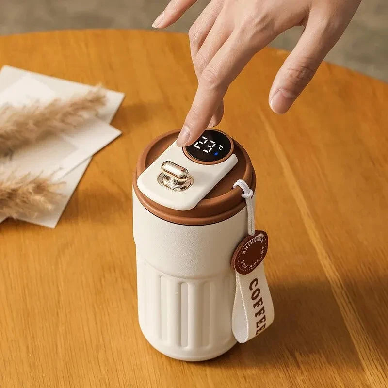 Smart Stainless Steel Temperature Display Coffee Cup