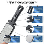 Load image into Gallery viewer, 5-in-1 Knife Sharpener Whetstone Diamond 400/1000 Multi-Tool

