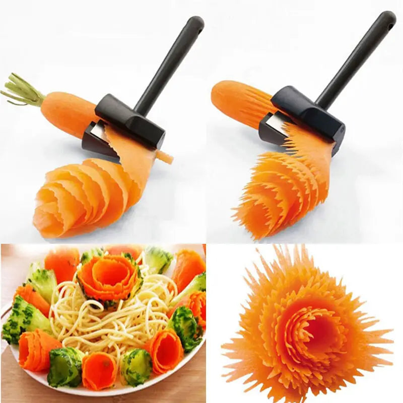 Spiral Veggie Cutter Peeler – Fast, Portable Slicer Tool