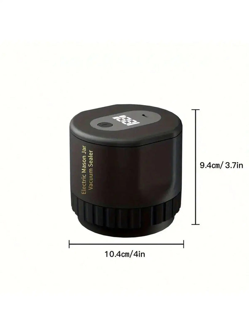 Mason Jar Vacuum Sealer, USB Charging, 10 Sealing Lids