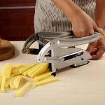Load image into Gallery viewer, Manual Vegetable Cutter: Steel Potato, Cucumber, Fruit Slicer
