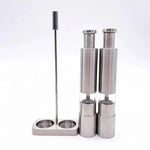 Load image into Gallery viewer, Stainless Steel Salt &amp; Pepper Grinder Set – Adjustable Mills

