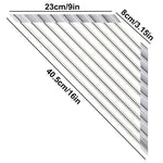 Load image into Gallery viewer, Triangle Dish Rack Over Sink | Foldable Stainless Drainer
