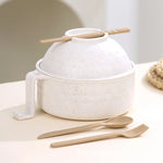 Load image into Gallery viewer, Microwave Ramen Bowl Set w/ Chopsticks &amp; Spoon
