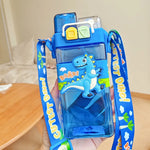 Load image into Gallery viewer, Cartoon Kids Water Bottle with Straw Large Capacity, BPA-Free
