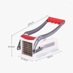 Load image into Gallery viewer, Manual Vegetable Cutter: Steel Potato, Cucumber, Fruit Slicer
