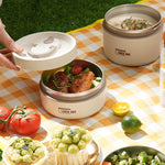 Load image into Gallery viewer, Stainless Steel Thermal Lunch Box
