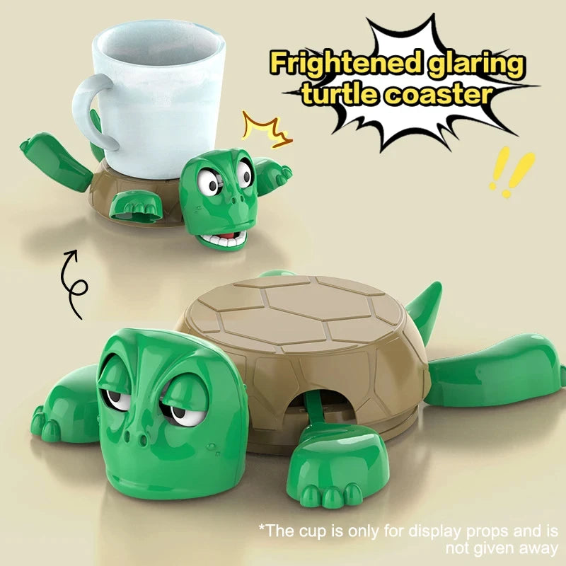 Funny Turtle Coaster - Cute Mug Pad for Tea Coffee Decor