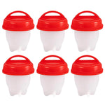 Load image into Gallery viewer, 3/6Pcs Silicone Egg Poacher Cups – BPA Free, Non-Stick
