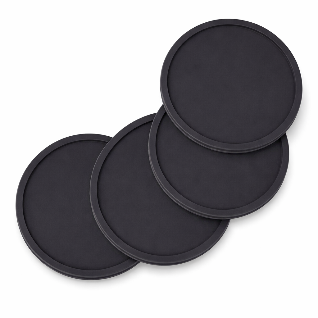 Silicone Drink Coasters – Non-Slip Heat & Stain Resistant Set