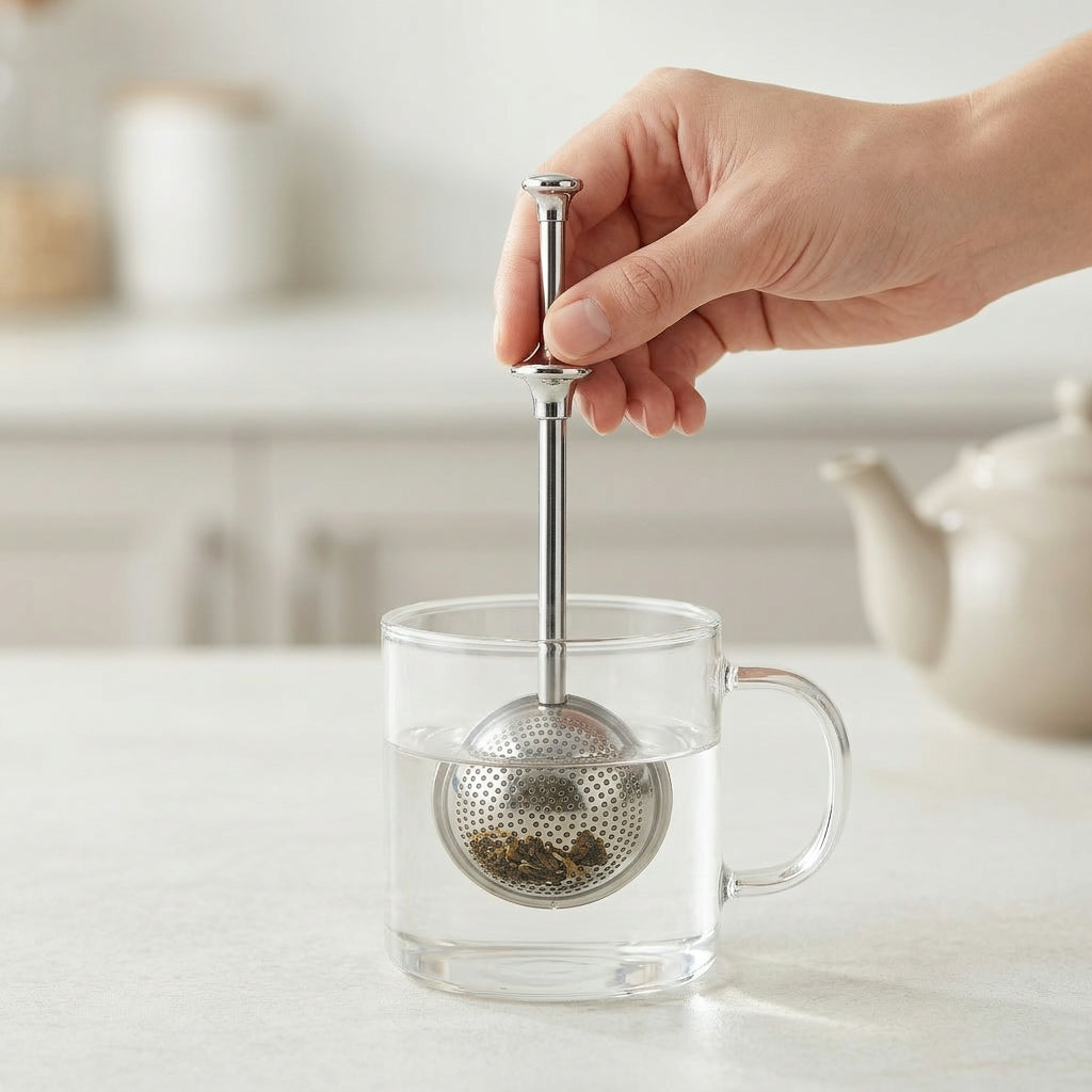 Stainless Steel Tea Infuser – Easy Loose Leaf Brewing Filter