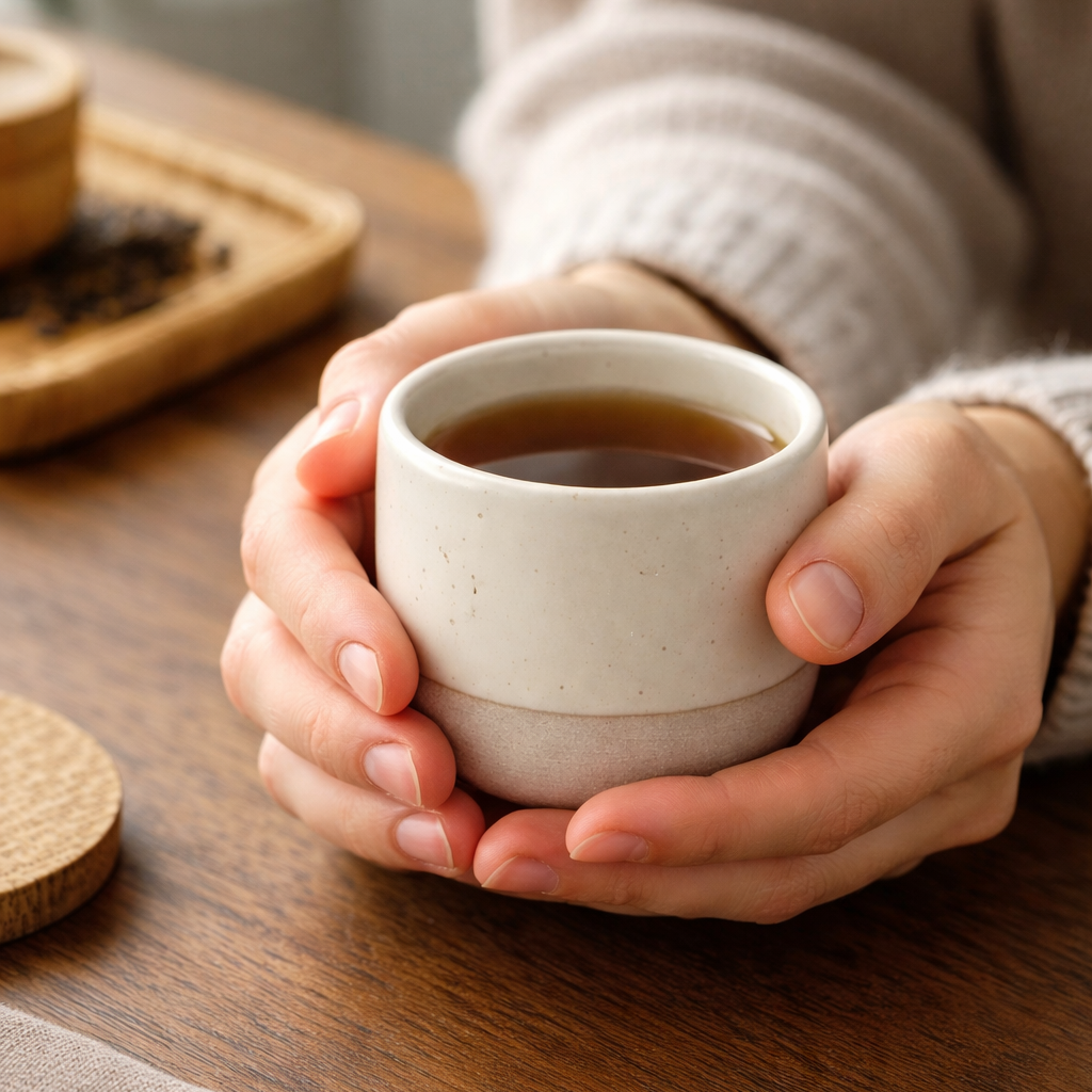 Vintage Coffee Mug – Ceramic Stoneware Tea & Espresso Cup
