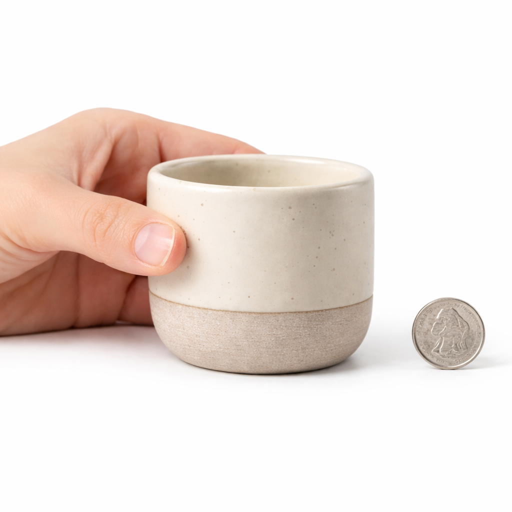 Vintage Coffee Mug – Ceramic Stoneware Tea & Espresso Cup