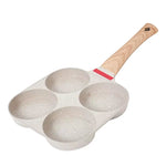 Load image into Gallery viewer, Non-Stick 4-Cup Egg Frying Pan with Lid, Spatula &amp; Brush
