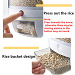 Load image into Gallery viewer, 6KG Rotatable 360 Degree Rice Dispenser Sealed Dry Grain Bucket Dispenser Moisture-Proof Kitchen Food Container Storage Box
