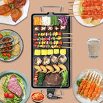 Load image into Gallery viewer, Electric Grill Pan Korean Barbecue Adjustable Temp
