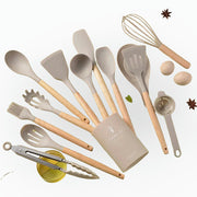 12-Piece Silicone Cooking Utensil Set – Heat-Safe Tools with Holder