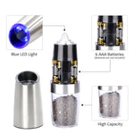 Load image into Gallery viewer, Electric Mill Spice Grinder with LED Light &amp; Adjustable Coarseness
