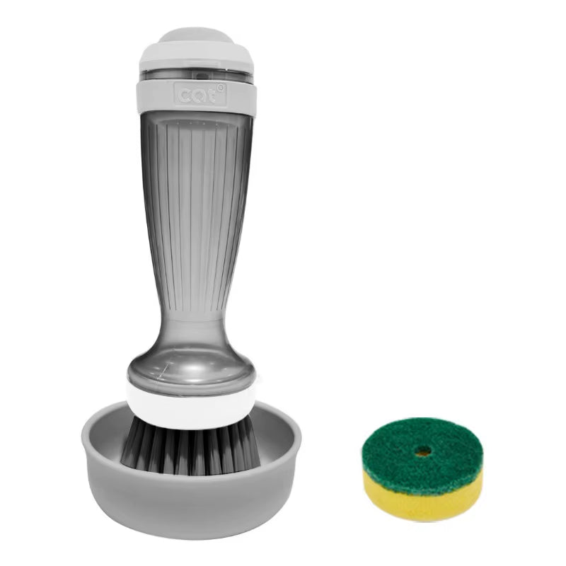 Scrub Brush with Soap Dispenser