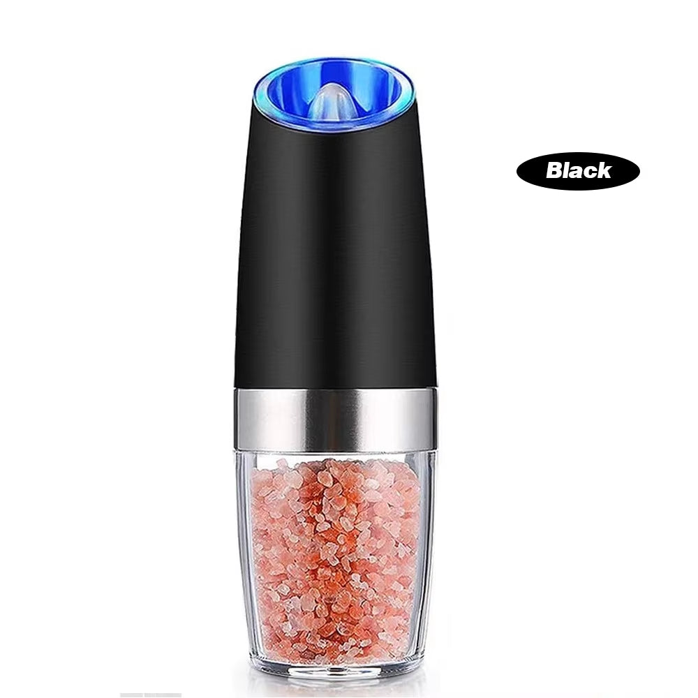 Electric Mill Spice Grinder with LED Light & Adjustable Coarseness