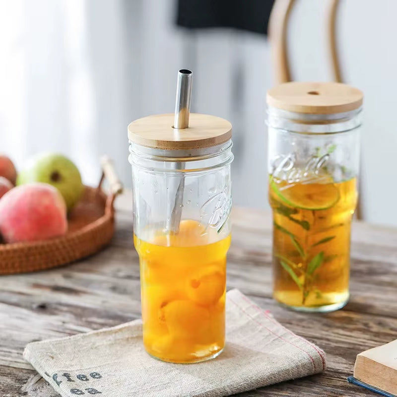 700ml Reusable Drinking Cup with Straw & Lid