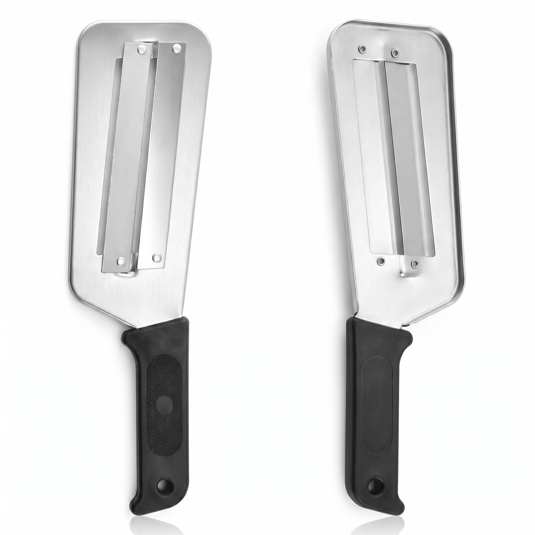 Stainless Steel Dual-Blade Julienne Cutter & Cabbage Shredder