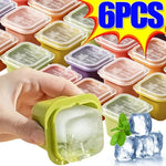 Load image into Gallery viewer, Mini Reusable Ice Cube Molds for Whiskey &amp; Drinks (6pcs)
